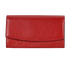 Burberry Embossed Continental Wallet, &pound;110, Accessories, Red, Leather, Front view